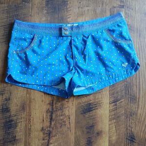 Roxy Vintage‎ Colorful Polka Dot Board Shorts Y2K Blue Size 9